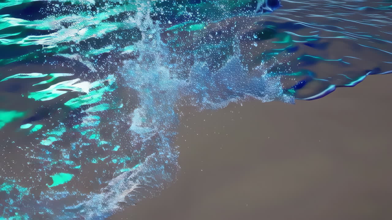 추상적인 바다 파도