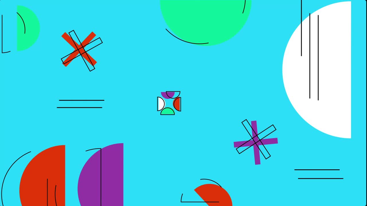 Geometric Disorderly Backgrounds - Customizable editable video template