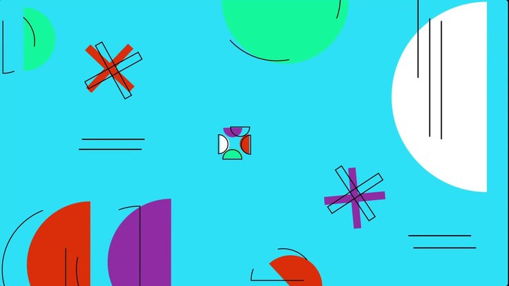 Geometric Disorderly Backgrounds - Customizable editable video template