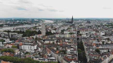 4k-Luftaufnahmen-Der-Historischen-Deutschen-Stadt-Köln