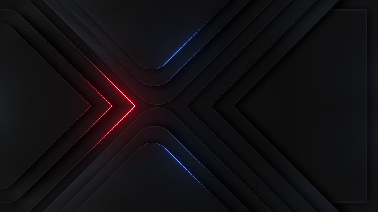 fondo geométrico abstracto con luces de neón