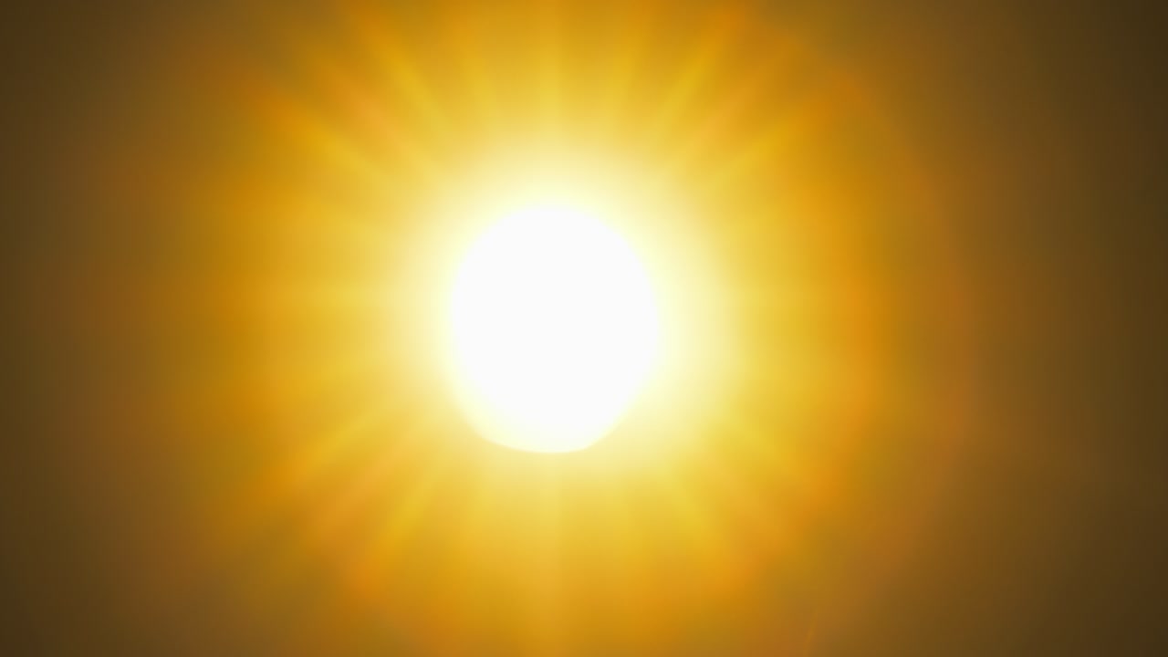 световые лучи, сияющие через старую линзу камеры, в то время как лезвия диафрагмы закрываются и уменьшаются