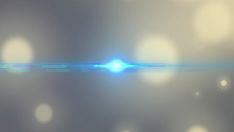 animation of light and white spots on blue background