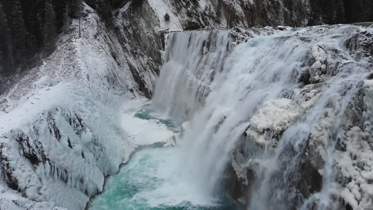 riprese aeree drone canada cascata
