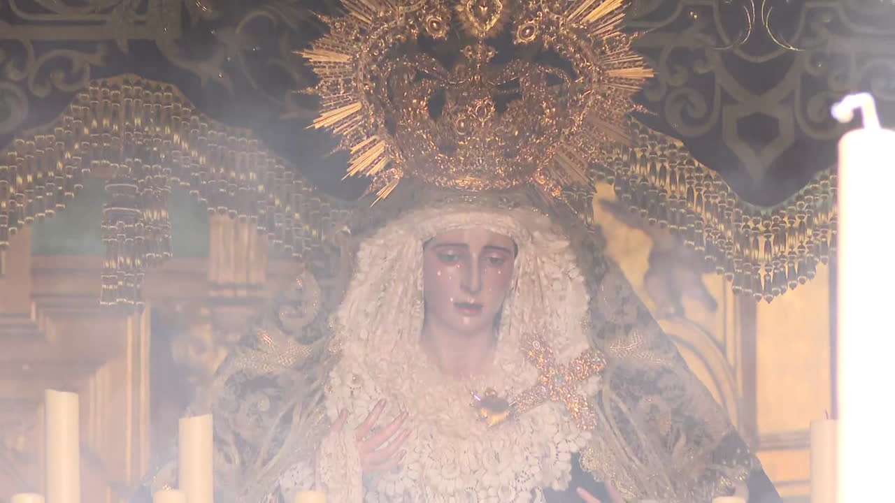 Religious Procession of a Saint/Virgin Mary