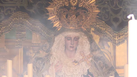 Religious Procession of a Saint/Virgin Mary