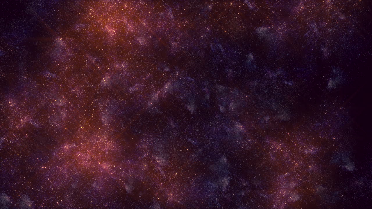 impresionante primer plano de una nebulosa multicolor rodeada de objetos celestes