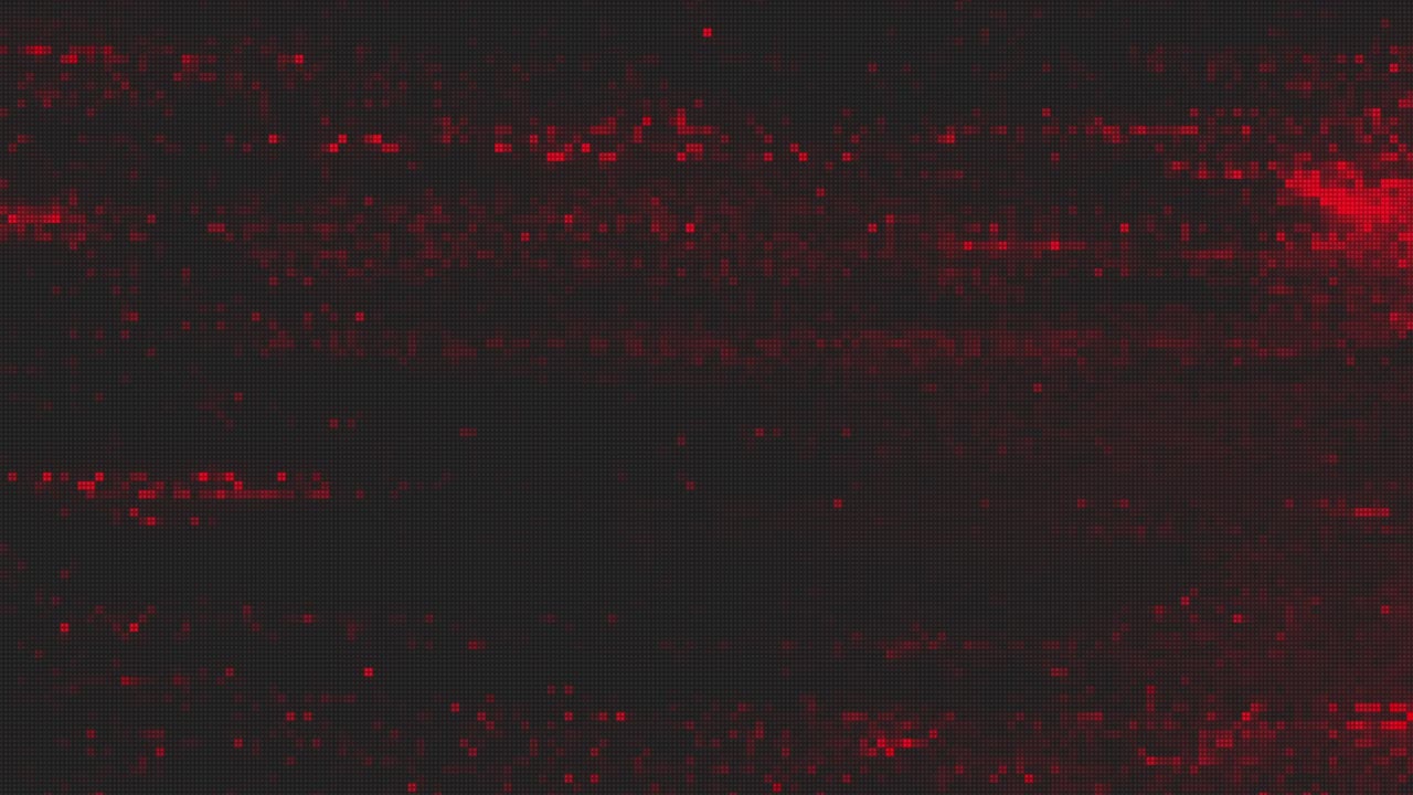 diseño único abstracto animación digital ruido de píxeles error de fallo daño de video