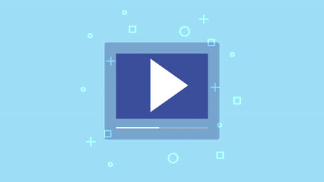 media player template button animation