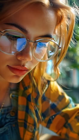 creative artwork session in cozy studio with natural light. a young woman sketches intricately at a rustic workspace filled with plants and art supplies.