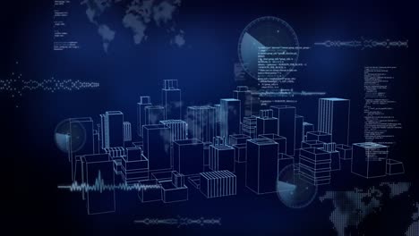 Animation-of-data-processing-over-3d-cityscape