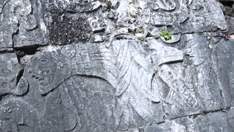 Imagenes-En-La-Cancha-De-Pelota,-Sitio-Arqueologico-De-Chichen-Itza