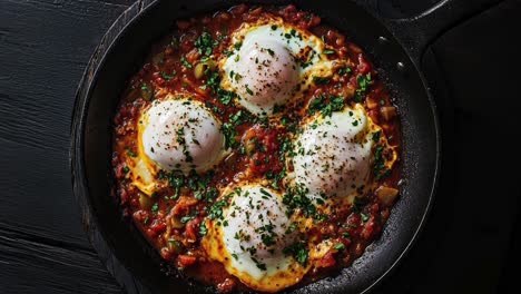 shakshuka: a middle eastern breakfast delight