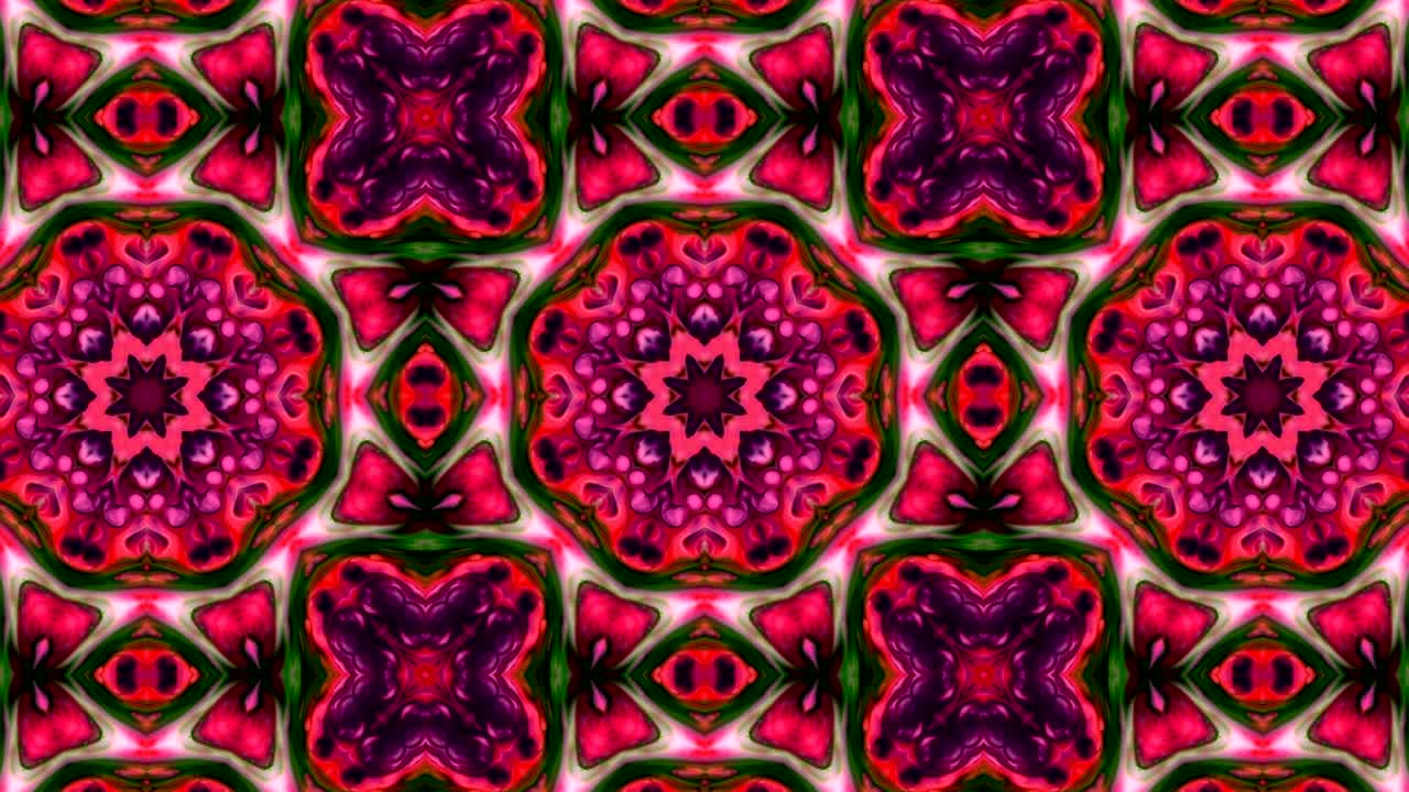 abstracto pincel tinta concepto liso patrón simétrico ornamental decorativo caleidoscopio movimiento círculo geométrico y formas de estrellas