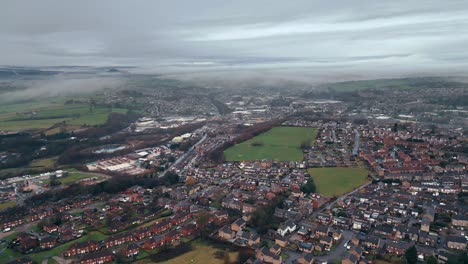 escena aerea urbana