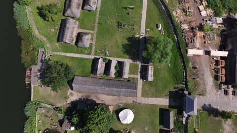jomsborg – a legendary viking settlement at the mouth of the oder river. the open-air museum in wolin – a medieval open-air museum located on the island of wolińska kępa