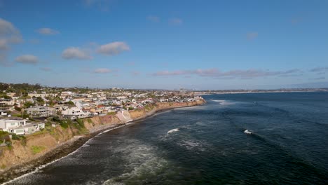 southern downtown la jolla at bird rock in san diego coast, california, usa