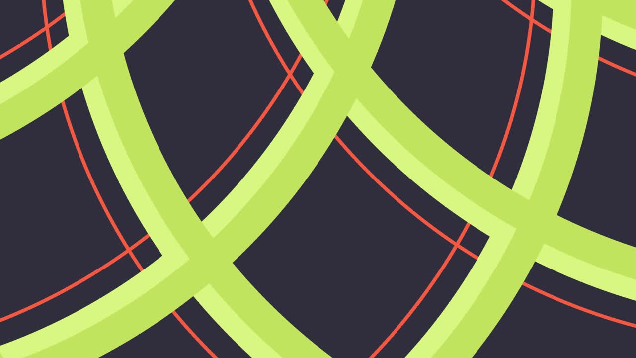 animación colorida que gira sobre un fondo marino oscuro vídeo gráfico de movimiento abstracto para uso de fondo