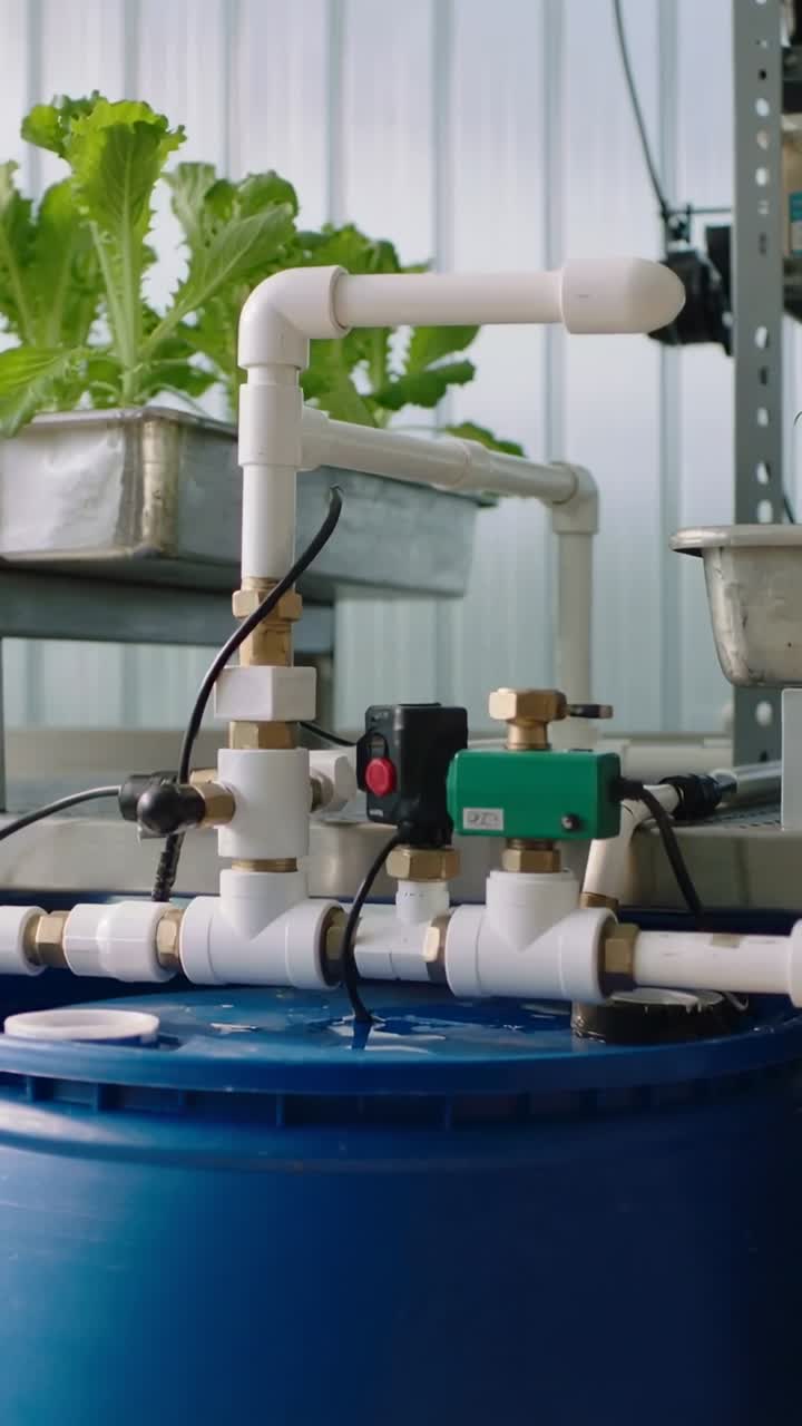 Sistema di irrigazione idroponica automatizzato per la crescita di piante da interno