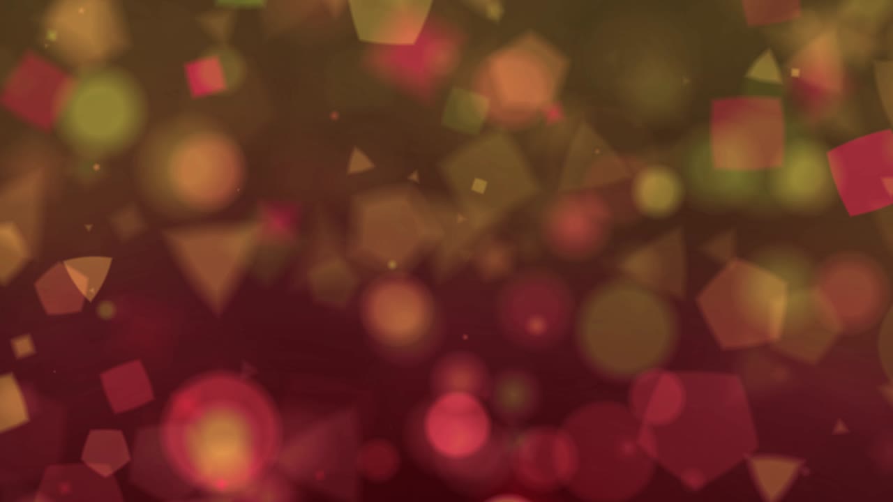 efecto de brillo de partículas de fondo