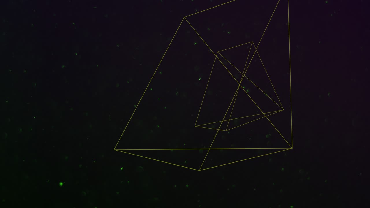 абстрактные геометрические треугольники в пространстве с муховыми блесками