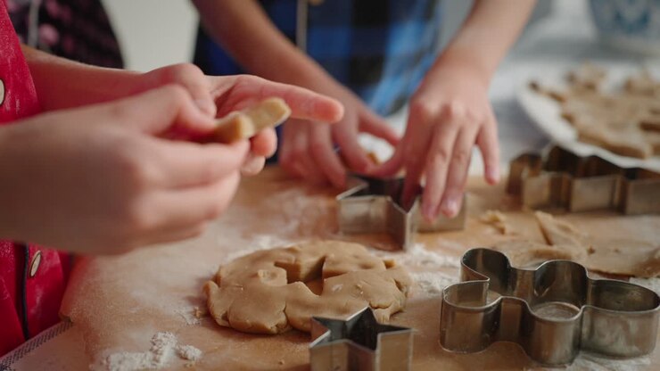 Children Baking Cookies
