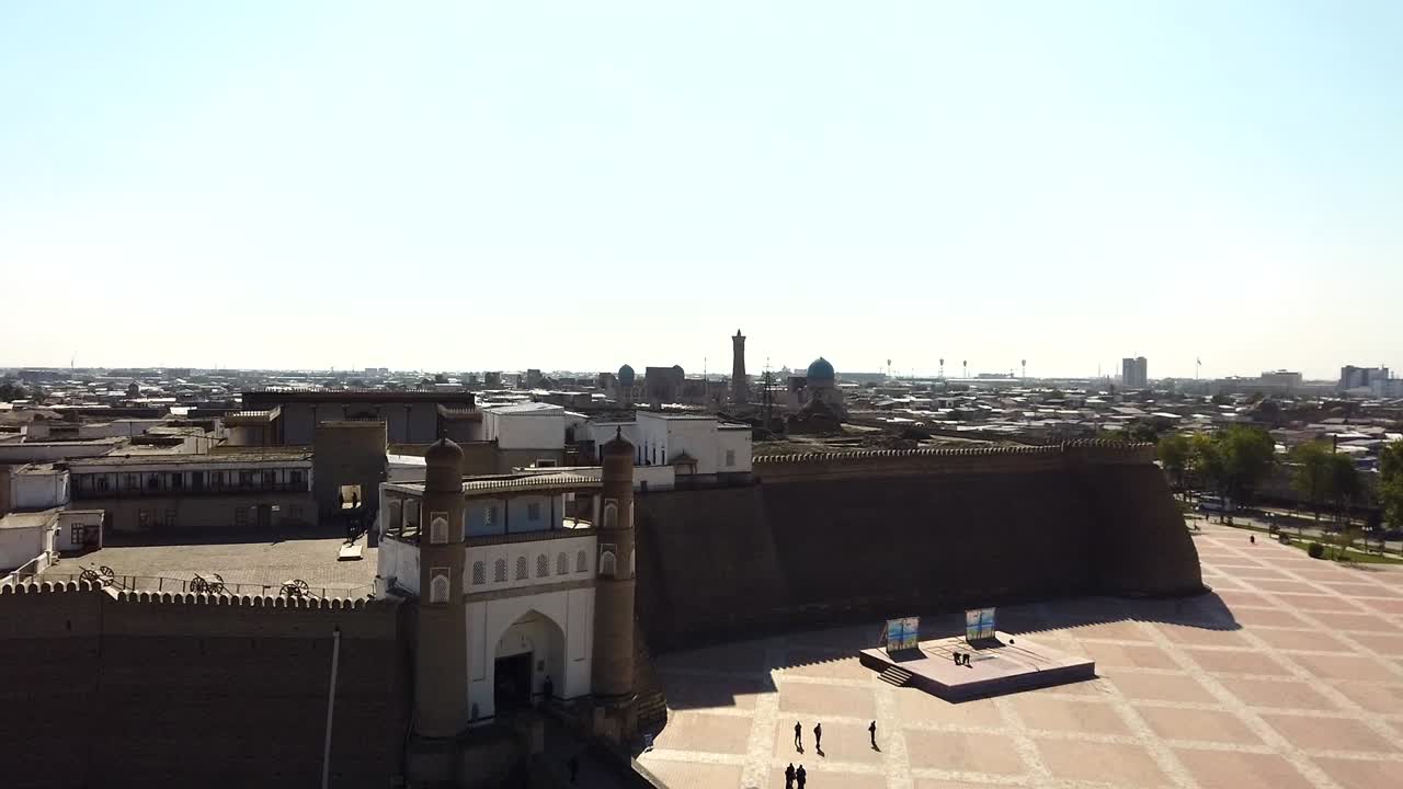 Ark of Bukhara as seen from the shukova water tower