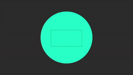 happy new year text with green circles on black modern gradient