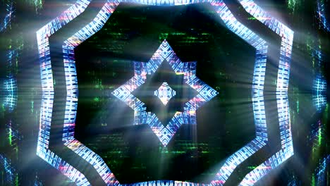animación de fondo de luces coloridas