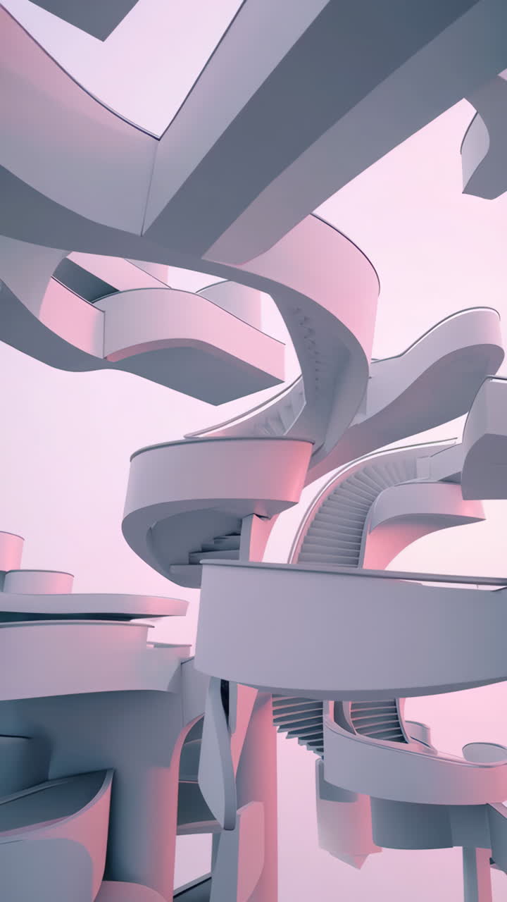 Abstract Architectural Staircase Design