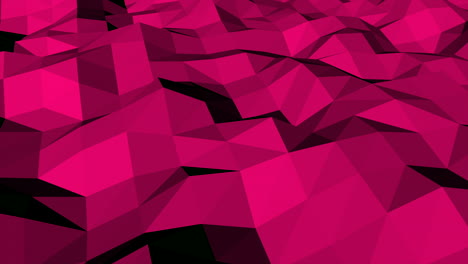 fondo abstracto de baja poli de color rojo oscuro en movimiento 2