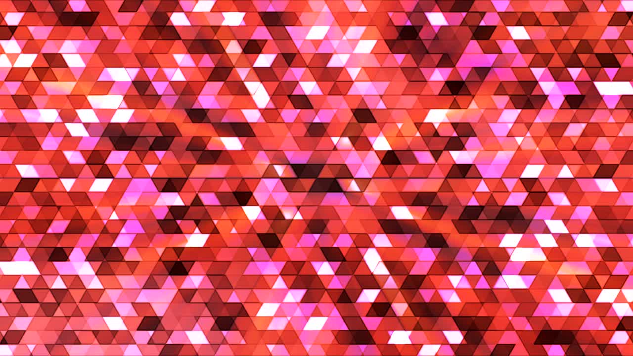 transmisión de polígono parpadeante triángulos de alta tecnología, multicolor, abstracto