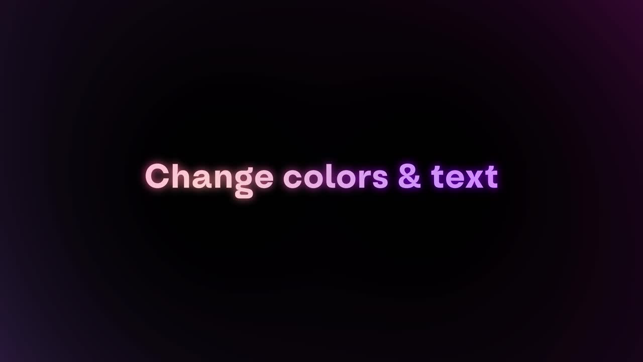 Neon Text Presets 08 Adobe After Effects 2022 Resolution 3840×2160