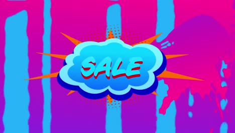 Sale-graphic-on-cloud-shaped-banner