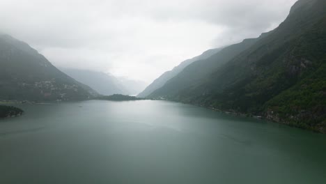 Misty Fjord Lake in Norway