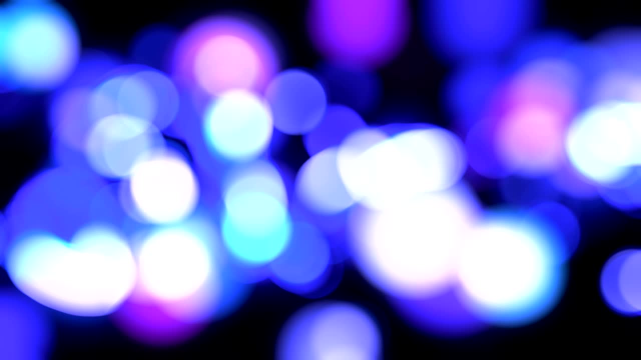Blåligt lys Bokeh
