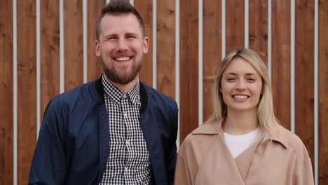 happy couple portrait