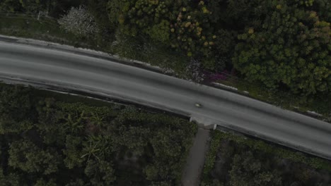 drone aerial top perspective birdseye view of an empty street during covid 19 lockdown