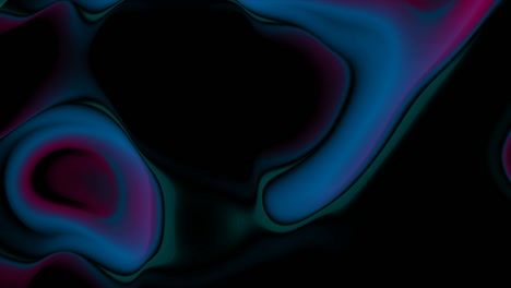 azul violeta oscuro ondas líquidas suaves fondo de movimiento abstracto