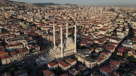 vista aérea de la ciudad de la mezquita