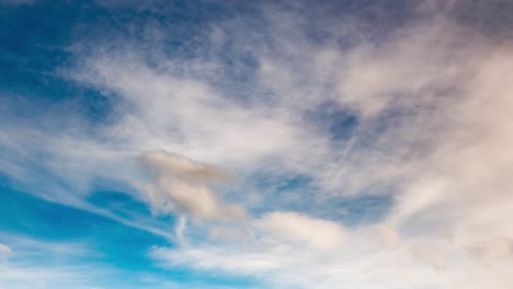 beautiful clouds in motion timelapse