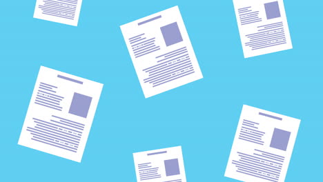 animación del patrón de datos de los archivos