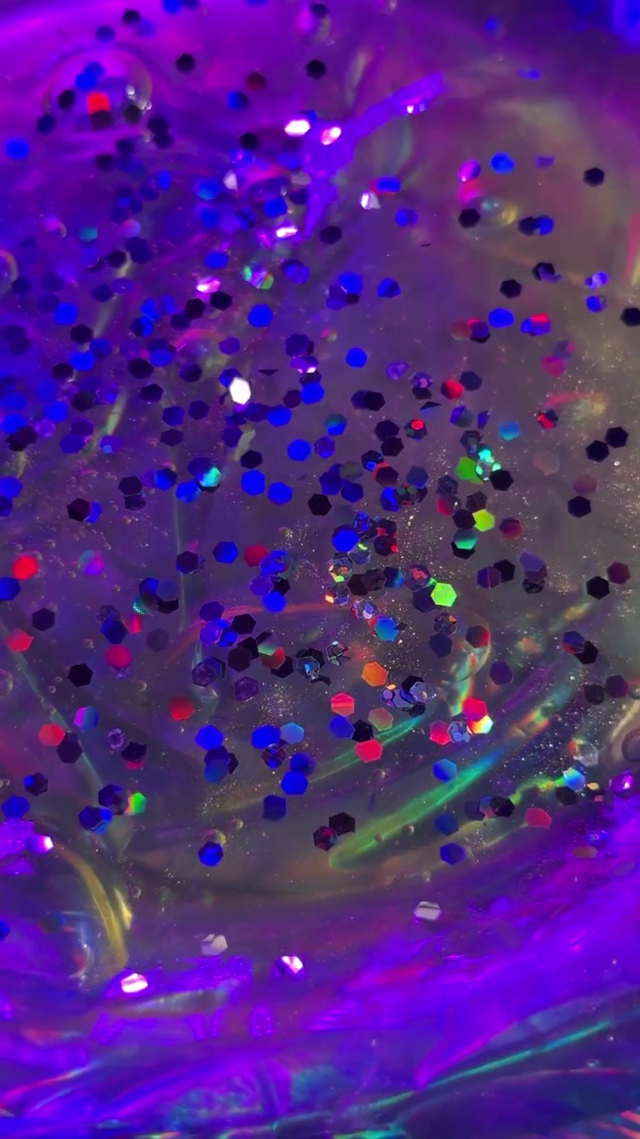 Colori astratti in gel riempiti di glitter