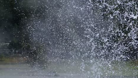 geyser in yellowstone national park erupting in slow motion
