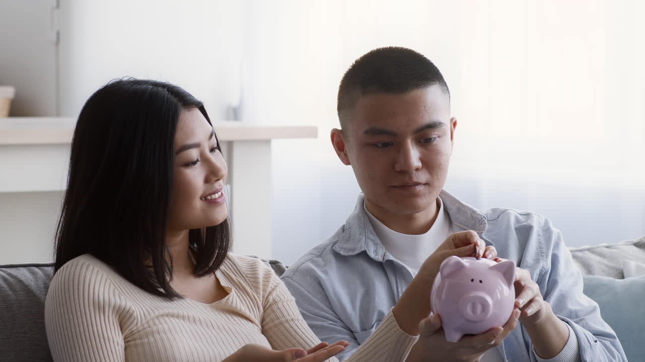 Couple Saving Money Together