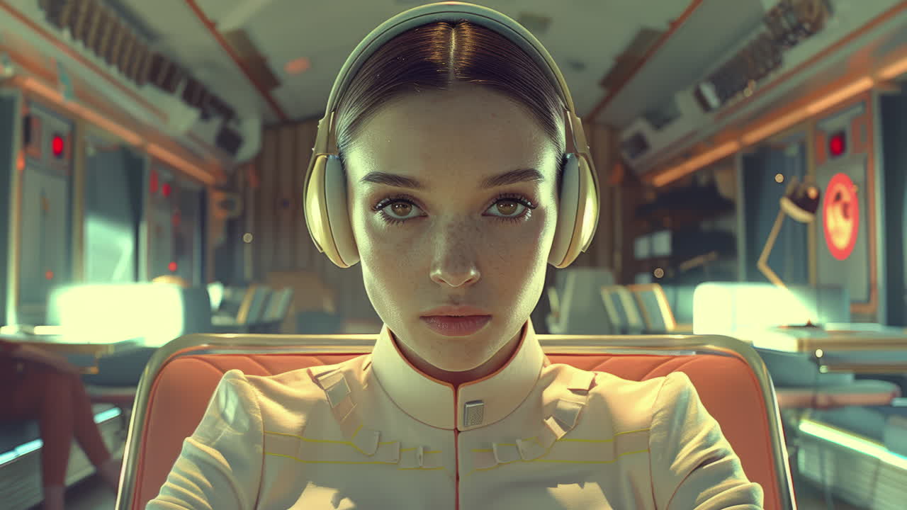 technology business women with vr headsets made with AI