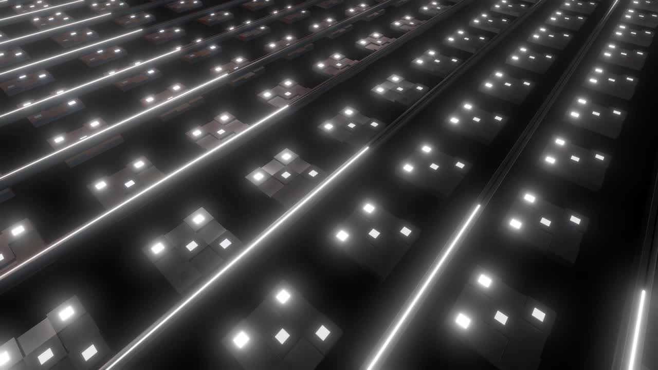 Abstract Futuristic Technological Pattern