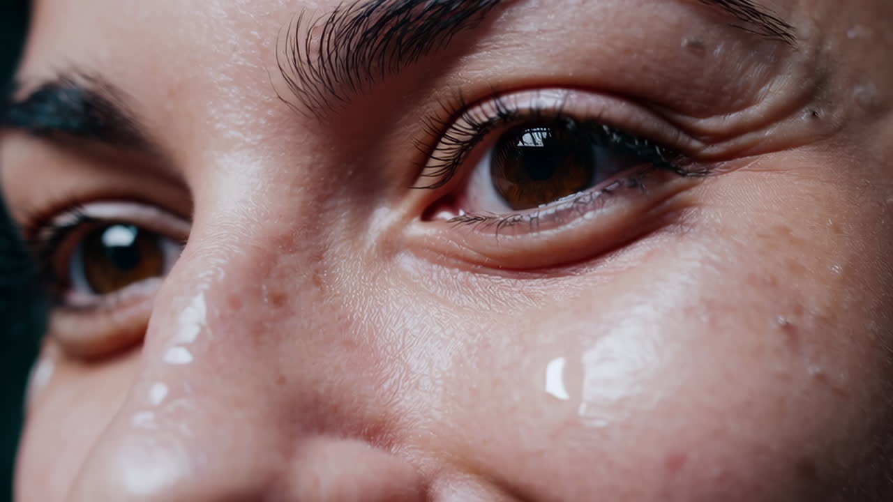 primer plano de la cara de una mujer