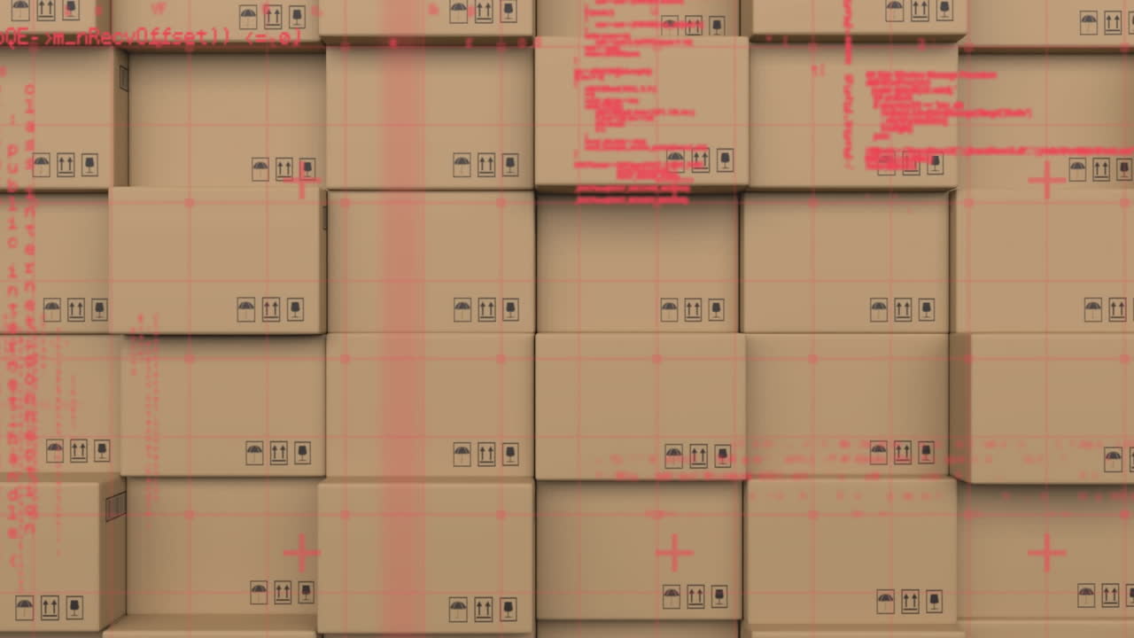 procesamiento de datos a través de la red de red contra la pila de cajas en segundo plano