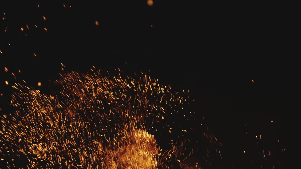 Sparks and Embers in the Night